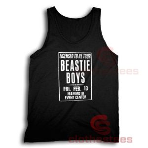Beastie Boys Licensed to I'll Tour Tank Top