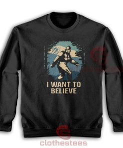 Believe Bigfoot Sweatshirt Unisex