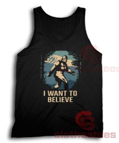 Believe Bigfoot Tank Top Unisex