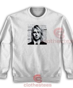 Krut Cobain Photo Sweatshirt For Unisex