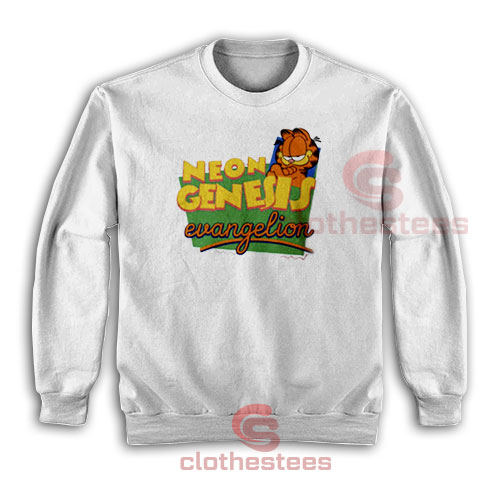 Neon Genesis Evangelion Garfield Sweatshirt For Unisex