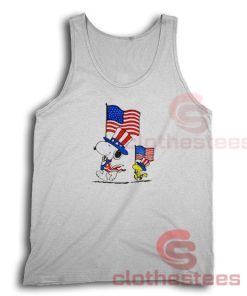 Independece Day Snoopy Tank Top