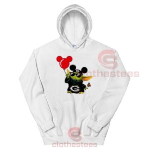 Baby Yoda Mickey Mouse Balloons Hoodie