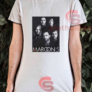 Maroon 5 Band Face Logo T-Shirt