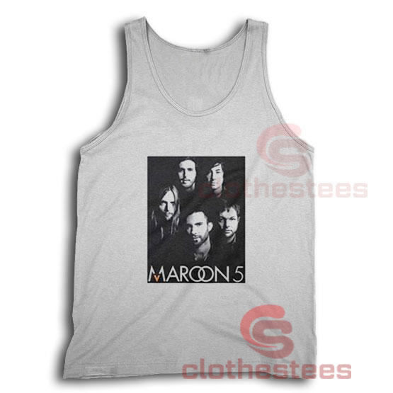 Maroon 5 Band Face Logo Tank Top