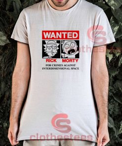 Rick and Morty On Wanted Poster T-Shirt