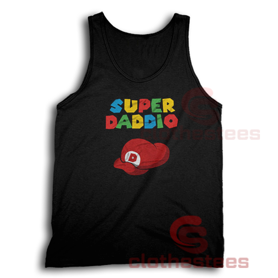 Super Daddio Dad Video Gamer Tank Top