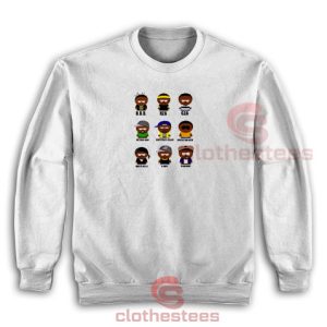Wu tang Clan Characters Sweatshirt