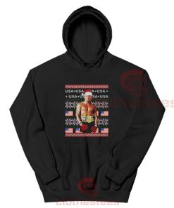 Boxer Trump Rocky Hoodie USA Ugly Christmas S - 4XL