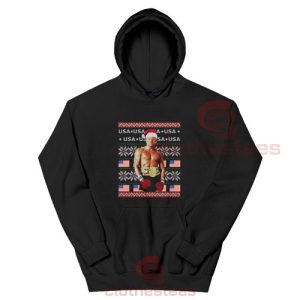 Boxer Trump Rocky Hoodie USA Ugly Christmas S - 4XL