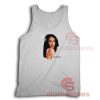 Aaliyah Art Actress Tank Top Aaliyah Merch S-3XL