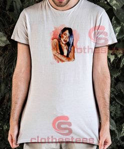 Aaliyah Watercolor T-Shirt Aaliyah Merch Size S-5XL