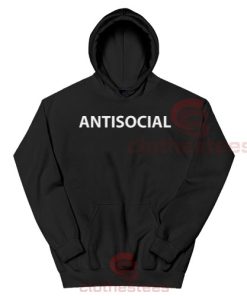 Antisocial Club Hoodie for Men and Women S-3XL