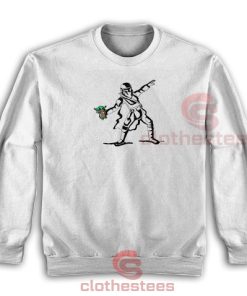 Baby Yoda Banksy Sweatshirt