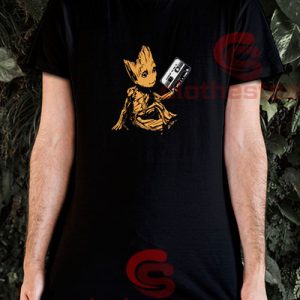 Groot Guardians Of The Galaxy T-Shirt Graphic Tee S-5XL