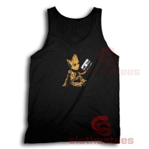 Groot Guardians Of The Galaxy Tank Top Graphic Tee S-3XL