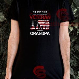 Love Veteran Grandpa T-Shirt