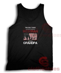 Love Veteran Grandpa Tank Top