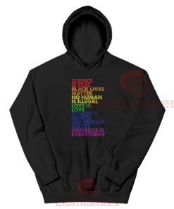 Science Is Real Black Lives Matter Hoodie