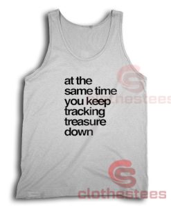 Tracking Treasure Down Lyric Tank Top