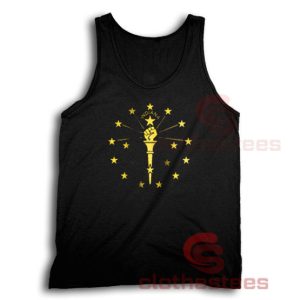 Indiana US State Power Tank Top Indiana Power & Light Tee S-3XL