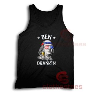 Ben Drankin Benjamin Franklin Tank Top 4th of July S-3XL