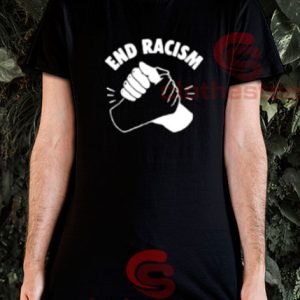 End Racism Promote Racial Tolerance T-Shirt S-3XL