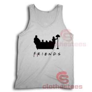Friends Couch Silhouette Tank Top Friends TV Show S-3XL