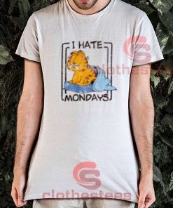 I Hate Mondays Garfield T-Shirt For Women And Men S-3XL