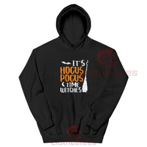 It's Hocus Pocus Time Witches Halloween Hoodie S-3XL