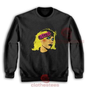Ladies Blondie Debbie Harry Sweatshirt Punk Rock S-3XL