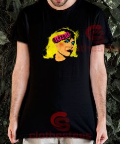 Ladies Blondie Debbie Harry T-Shirt Punk Rock S-3XL