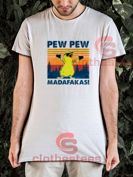 Pew Pew Madafakas T-Shirt Chicken Lover S-3XL