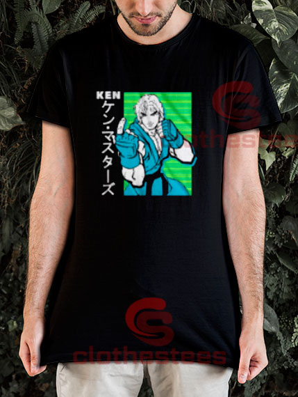 Street Fighter Ken Masters T-Shirt The Fighters Generation S-3XL