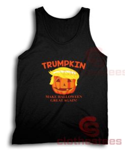 Trumpkin Jack O Lantern Tank Top Trump Halloween S-3XL