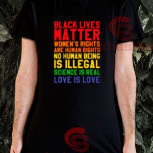 BLM Love Is Love T-Shirt For Men And Women