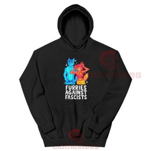 Furries Against Fascists Hoodie For Men And Women Size S-3XL