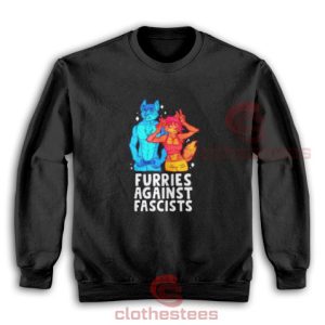 Furries Against Fascists Sweatshirt For Men And Women Size S-3XL