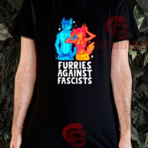 Furries Against Fascists T-Shirt For Men And Women Size S-3XL