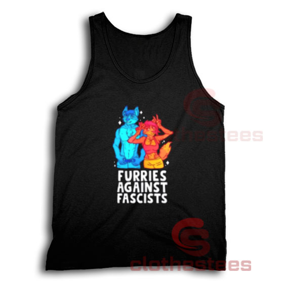 Furries Against Fascists Tank Top For Men And Women Size S-3XL