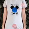 Mickey Mouse Ears And Bowling T-Shirt Kind Of Girl Size S-3XL