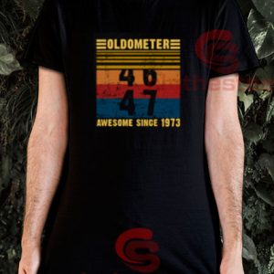 OldoMeter 47 Awesome T-Shirt Since 1973