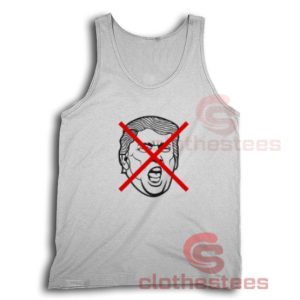 Red X Donald Trump Tank Top For Men And Women For Unisex