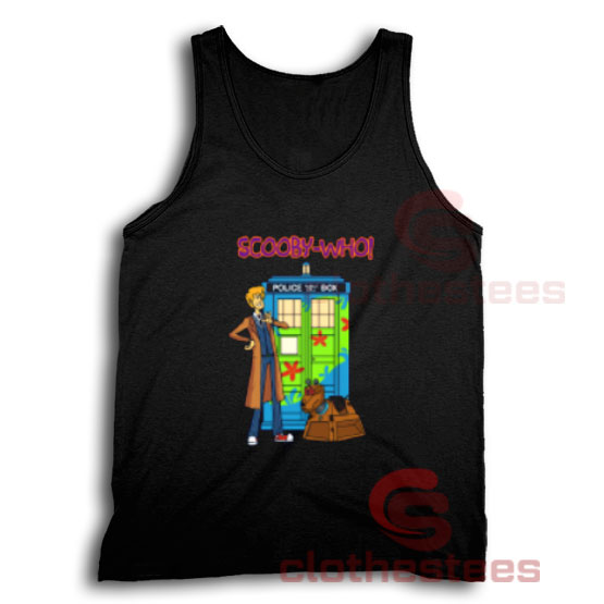 Scooby Who Police Box Tank Top Doctor Who For Unisex