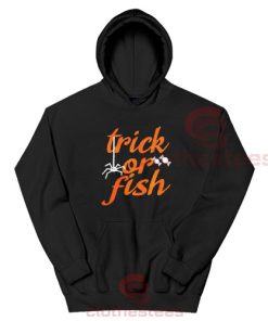 Trick or Fish Halloween Hoodie For Men And Women For Unisex