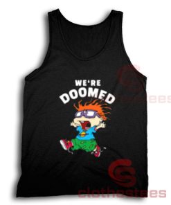 We're Doomed Rugrats Chuckie Tank Top Nickelodeon Size S-3XL