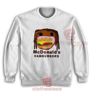Travis Scott Burger Sweatshirt McDonald's Collaboration For Unisex