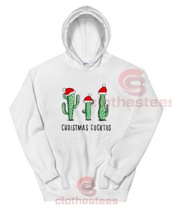 Christmas Fucktus Cactus Hoodie Merry Christmas Size S-3XL