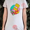 Psychedelic Bart Simpson T-Shirt Trippy Cartoon Funny