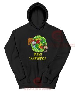 Rick And Morty Merry Schwiftmas Hoodie Size S-3XL